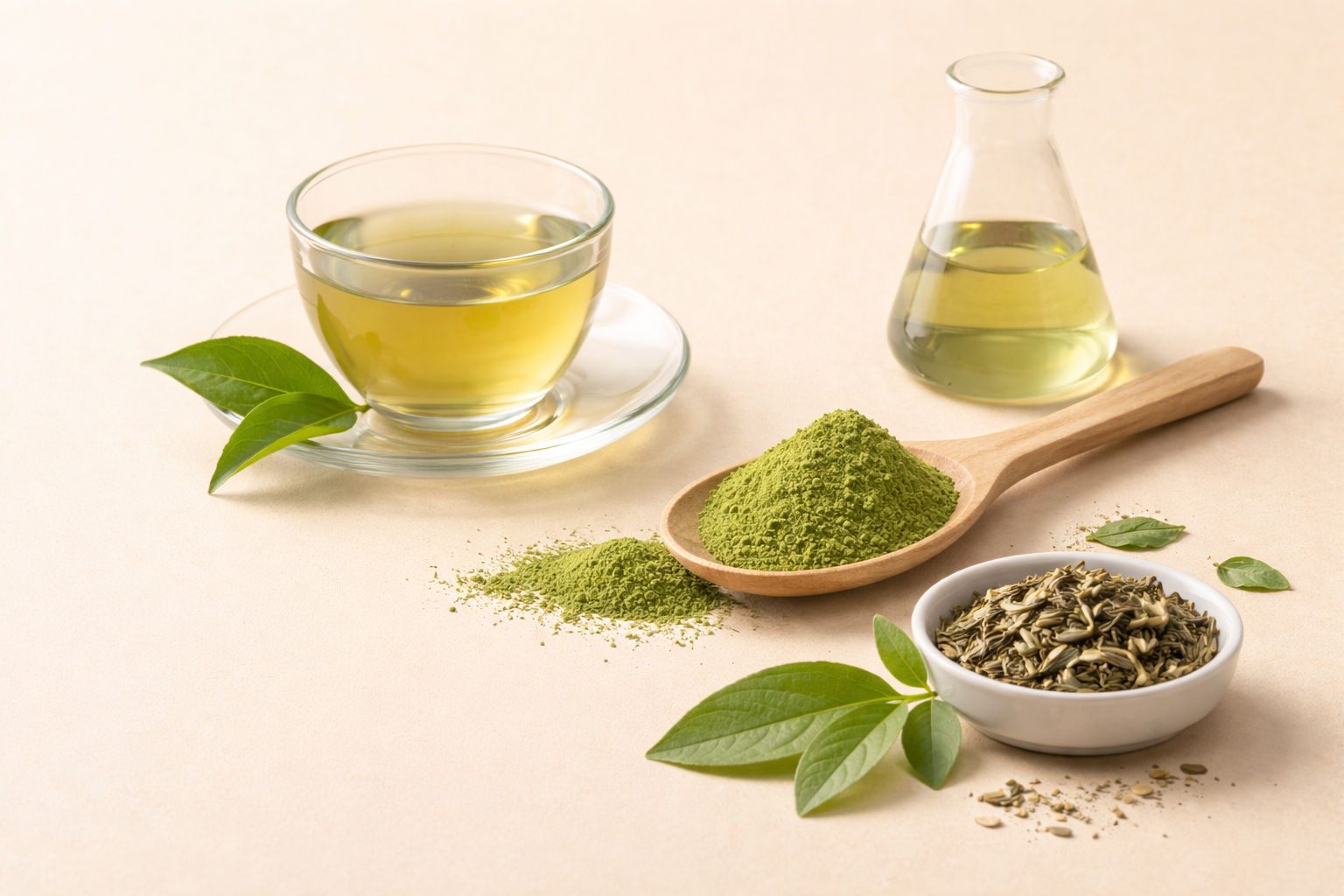 How green tea compounds support cellular balance and longevity?