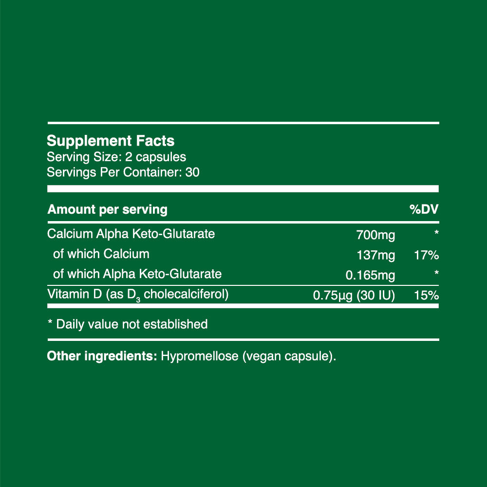 CaAKG Capsules 350mg (30 days, 60pc)