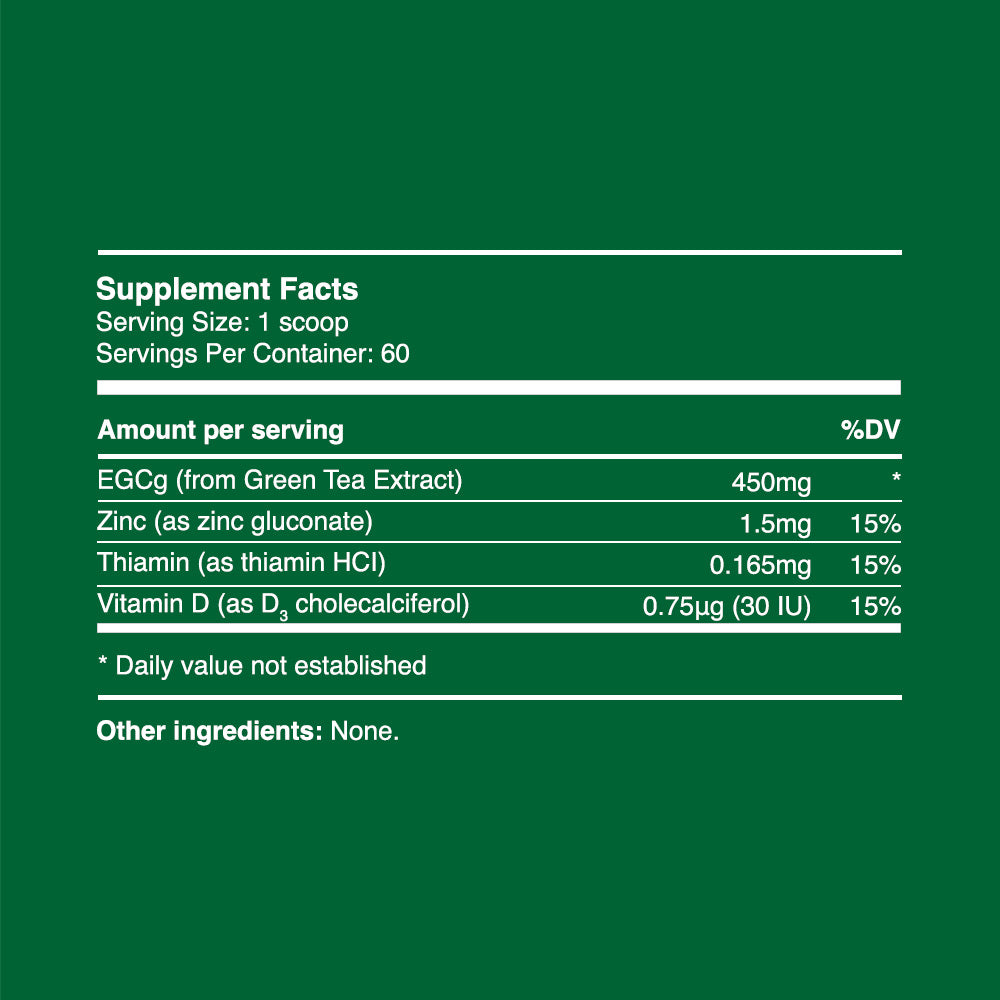 EGCg Powder 30g (60 servings, >90% purity)