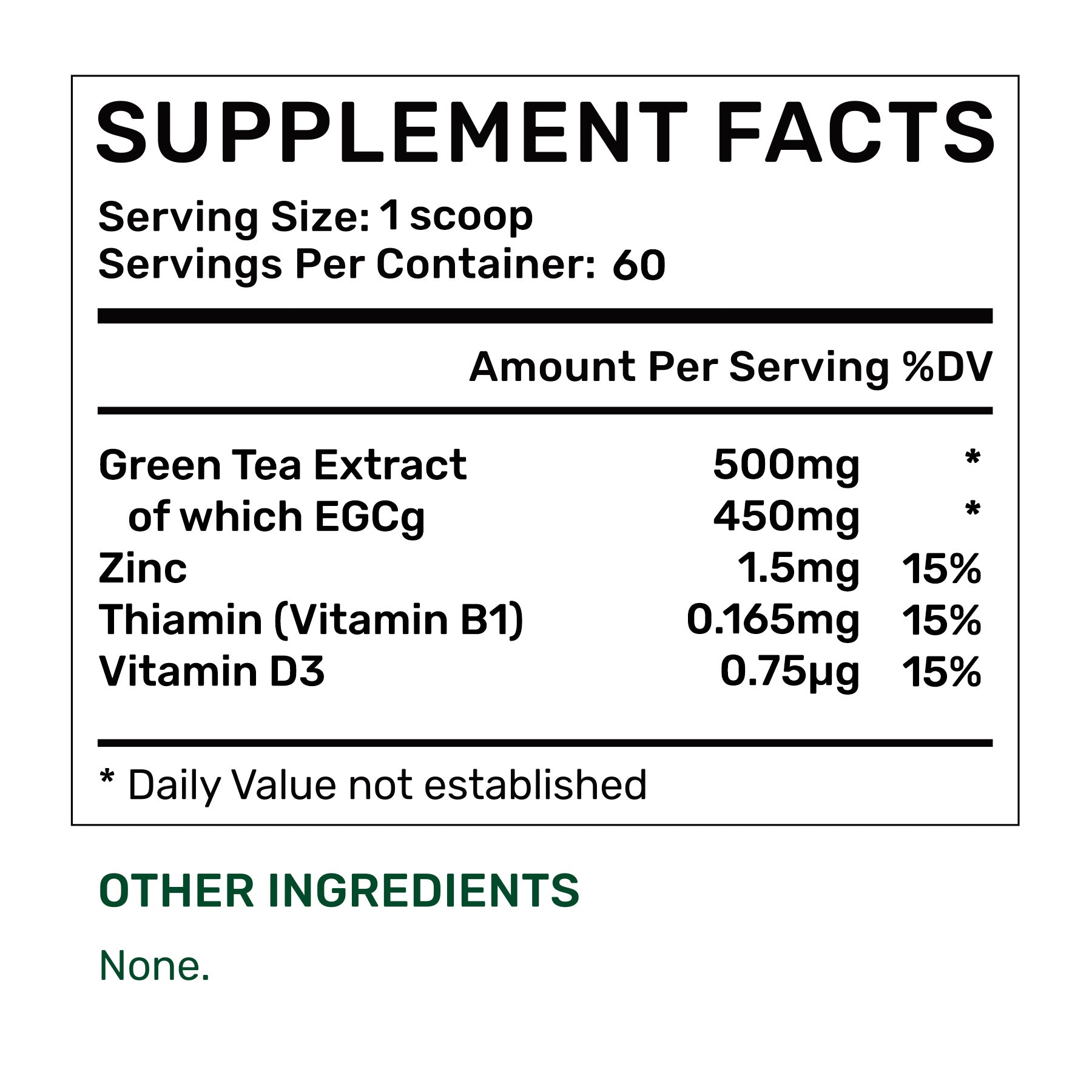 EGCg Powder 30g (60 days, >90% purity)