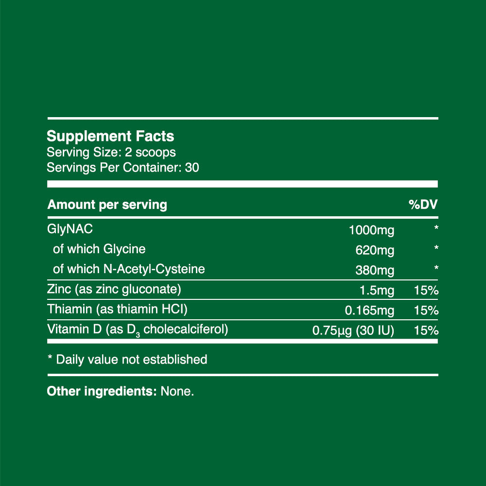 GlyNAC Powder 30g (30 days, 99% purity)