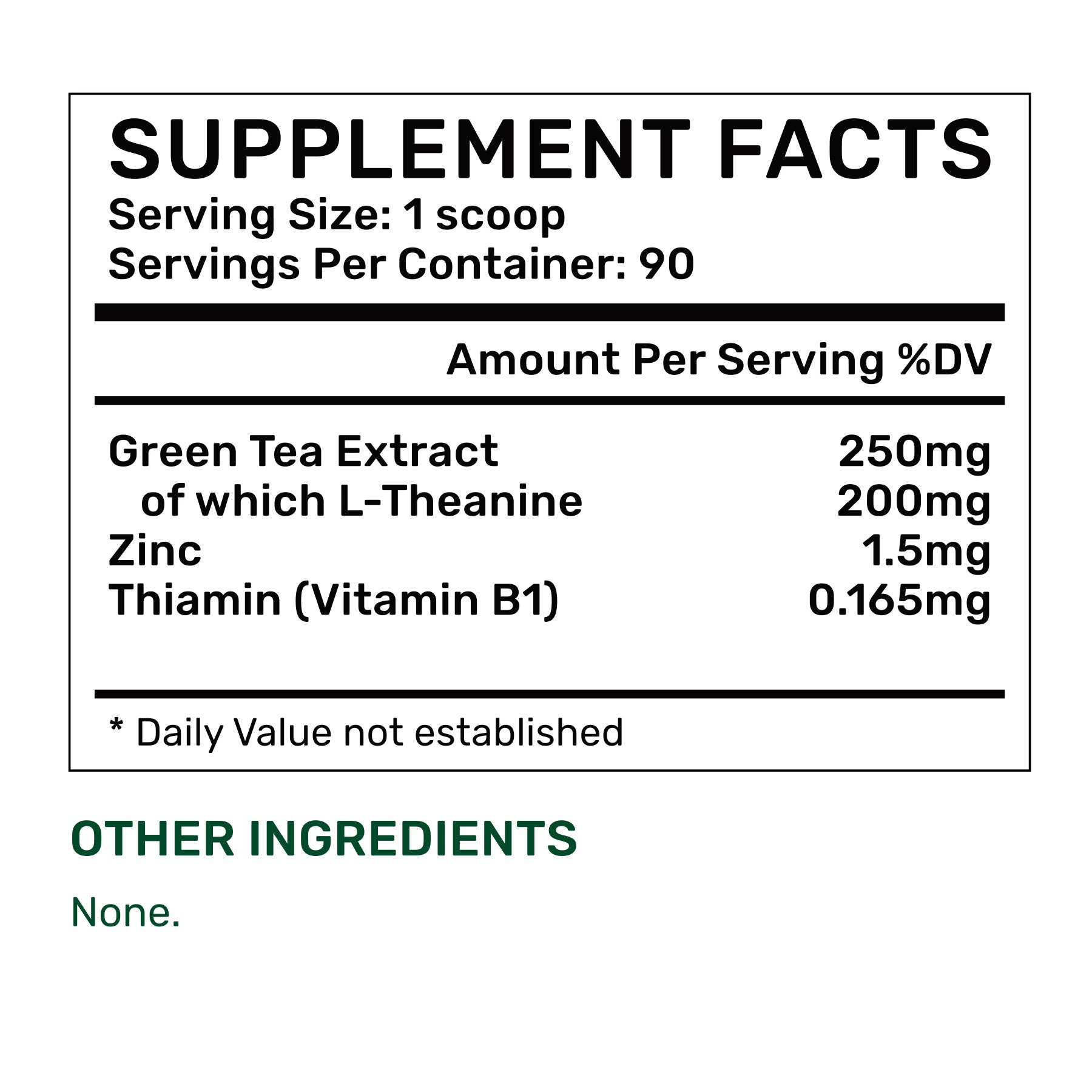 L-Theanine Powder 23g (90 days, >80% purity)