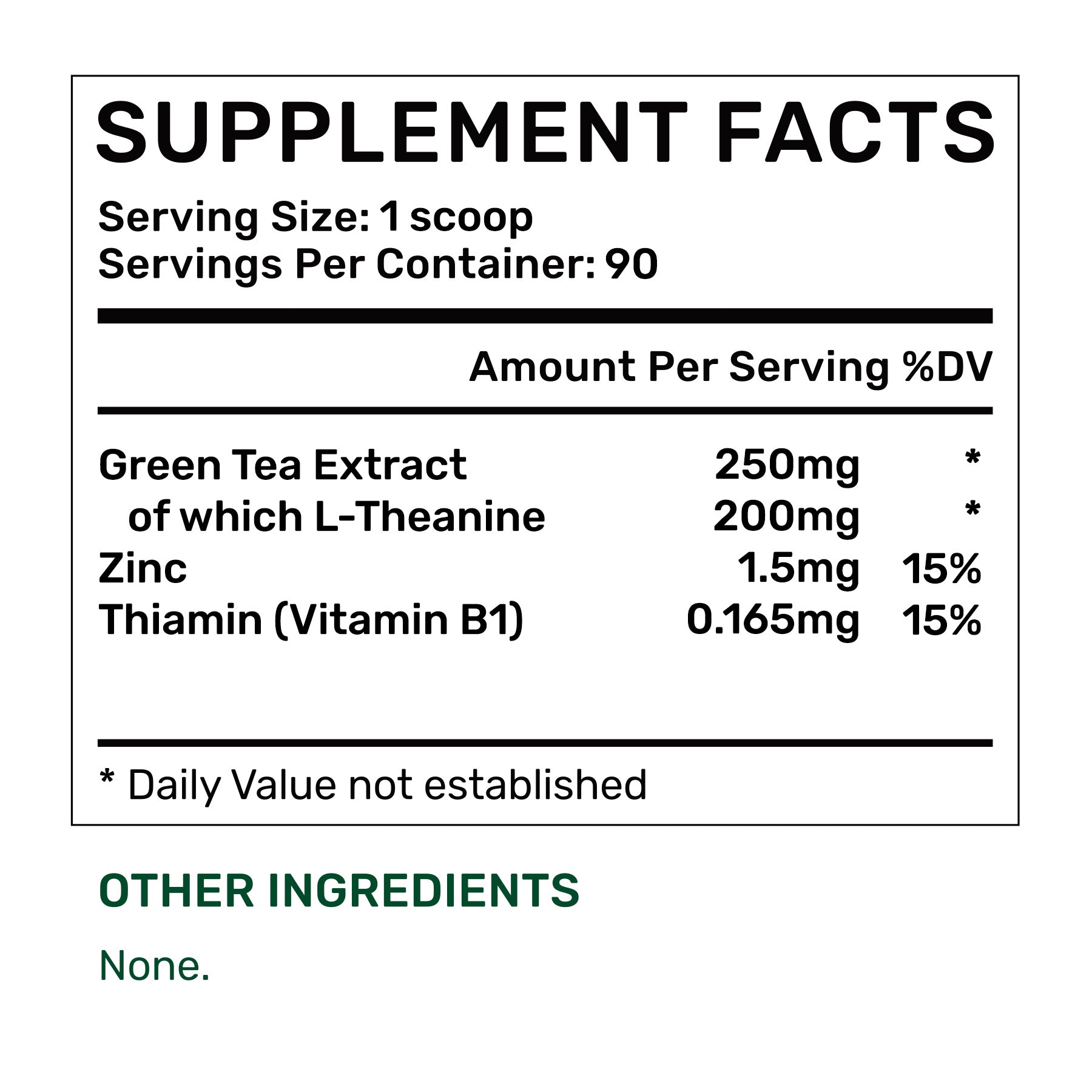 L-Theanine Powder 23g (90 days, >80% purity)