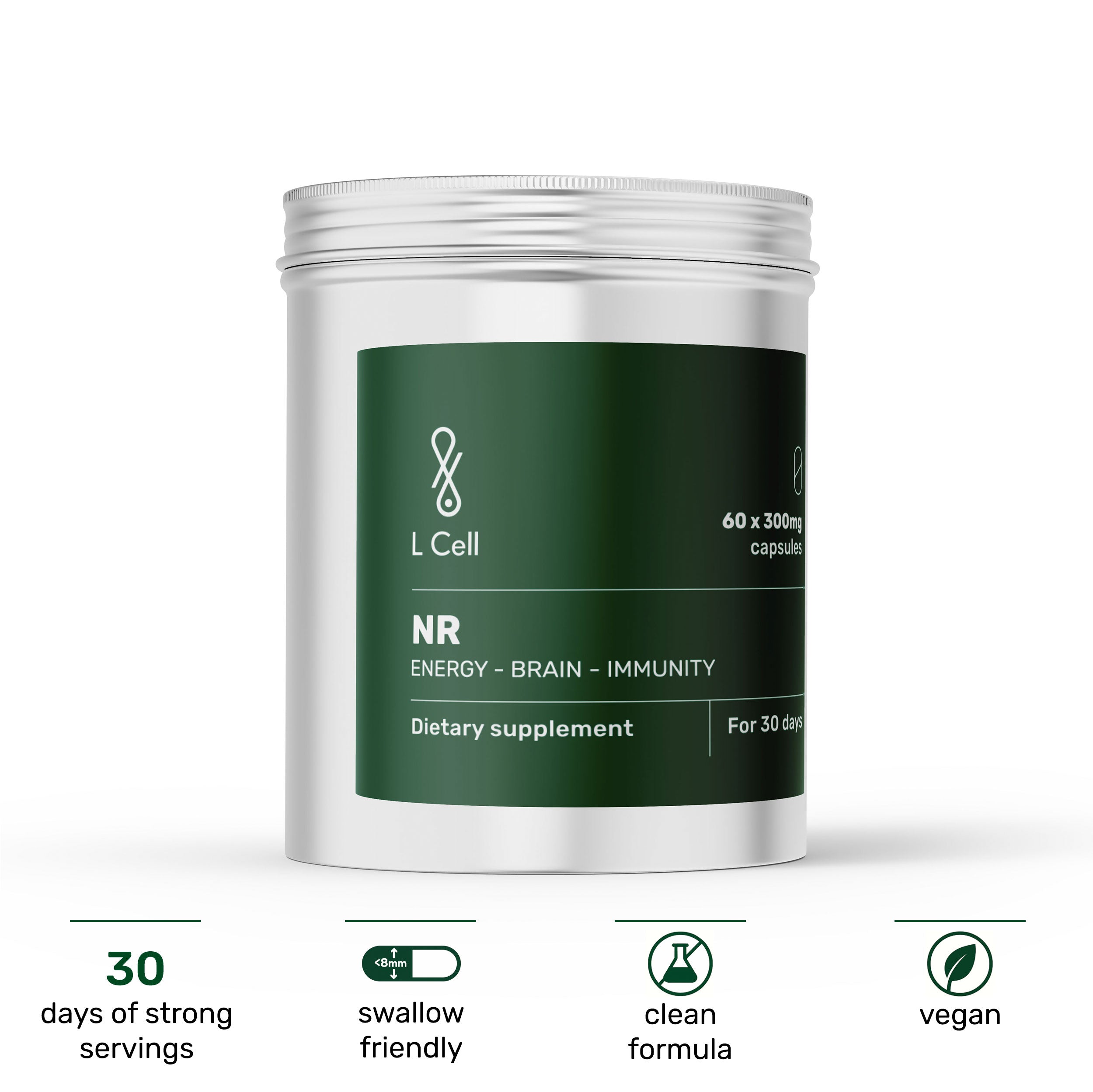 NR Capsules 300mg (30 days, 60pc)