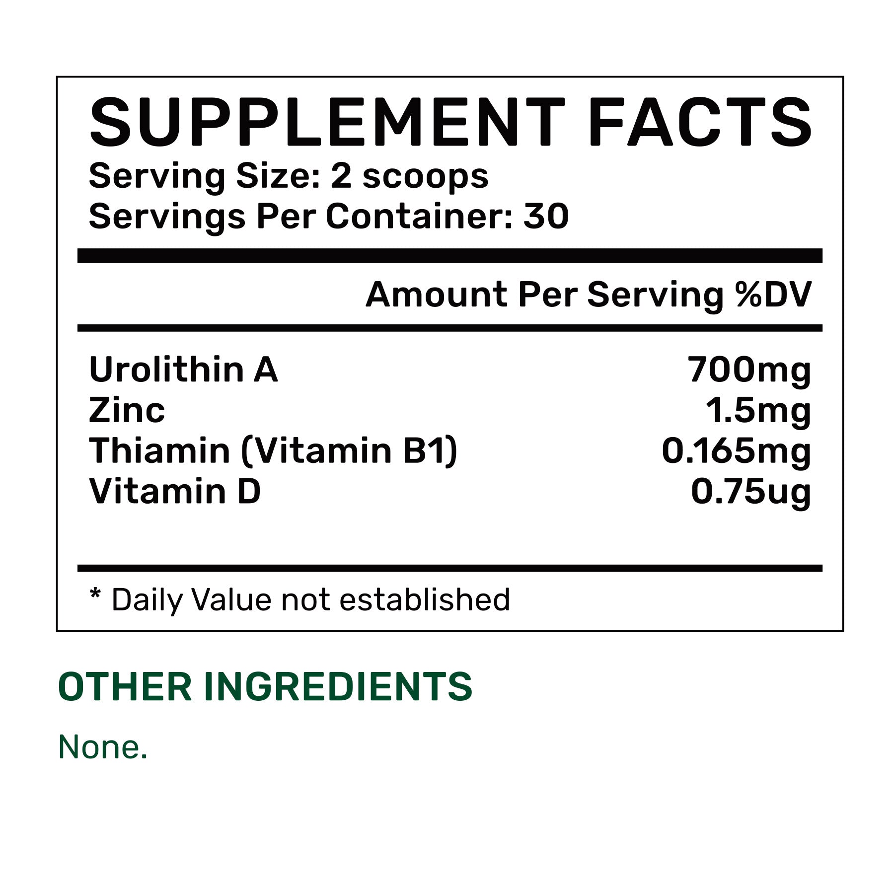 Urolithin A Powder 21g (30 days, >98% purity)